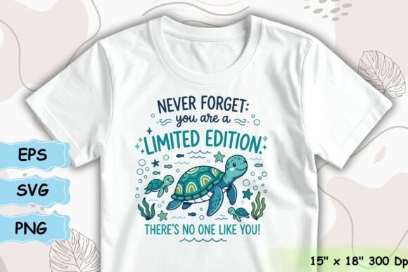 Cute Sea Turtle Graphics for T-Shirt Designs