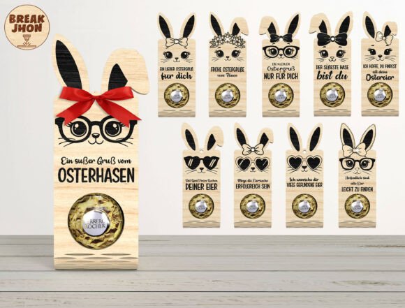 Easter Bunny Chocolate Holder SVG: A Designer’s Review