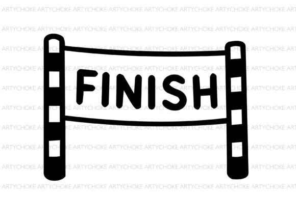 Finish Line Doodle Graphics and Icons Review