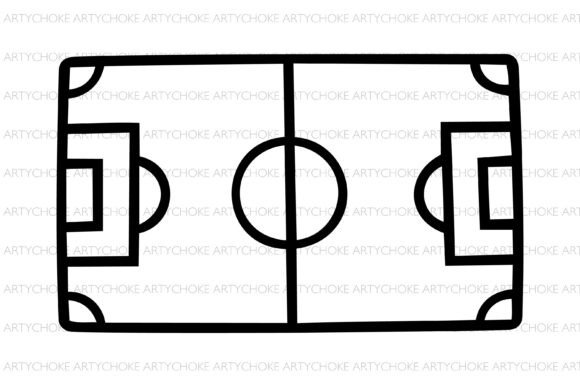 Football Field Doodle: Graphics & Icons Review