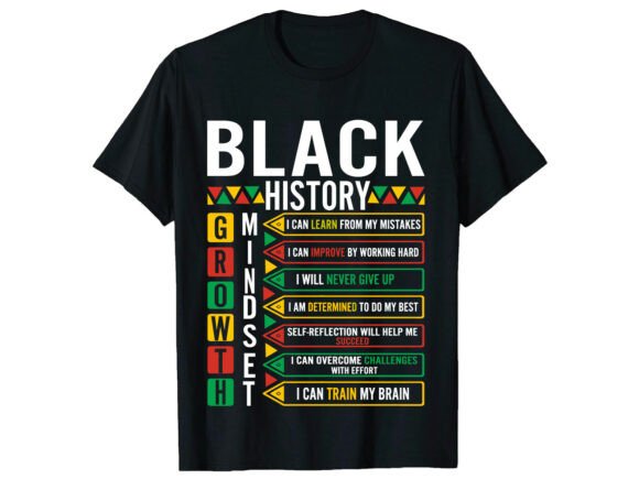 Growth BHM Graphics for T-Shirt Designs