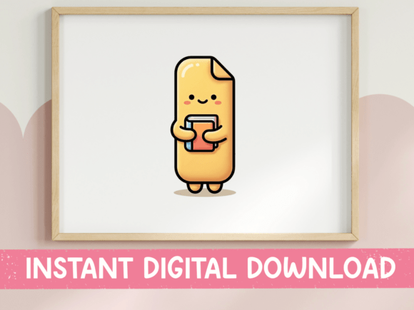 Kawaii Character Graphics for T-Shirt Designs