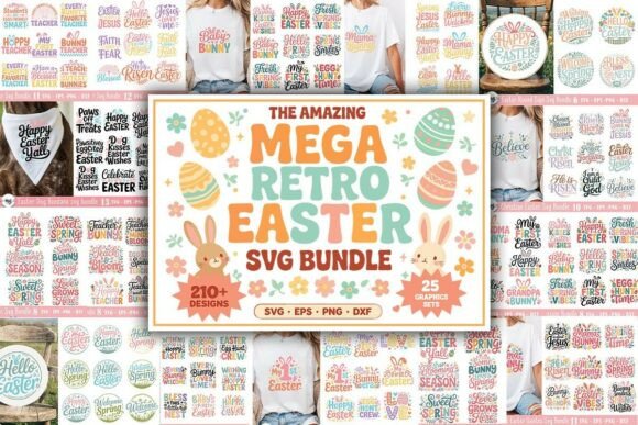 Mega Retro Easter SVG Bundles: A Designer’s Review