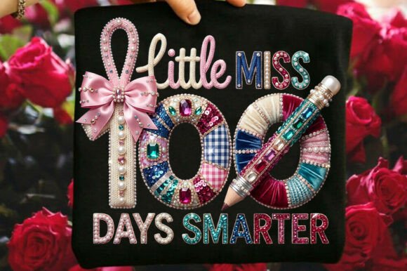 Reviewing Rhinestone Little Miss 100 Days Smarter