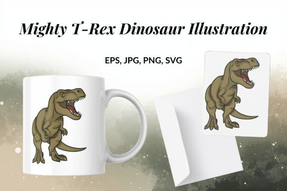 T-Rex Dinosaur Graphics & Illustrations Review
