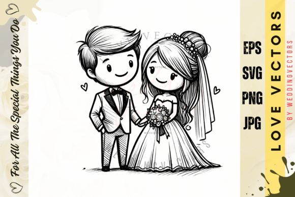 Weddingvectors 22001355: Graphics & Illustrations