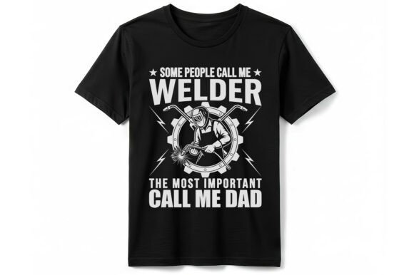 Welder Dad Hero Graphics for T-Shirt Designs